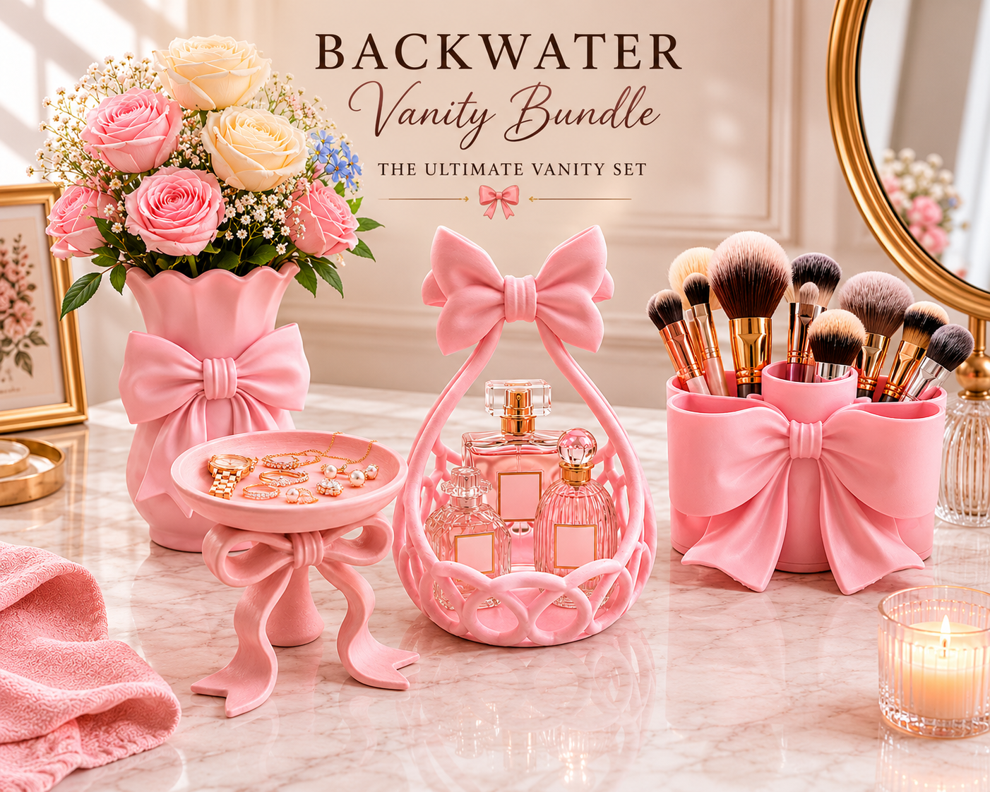 Backwater 4 piece Vanity Bundle🎀